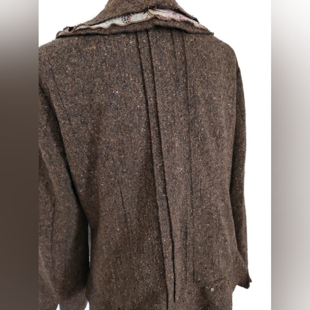 Beautiful Fall Tweed Jacket Ralph Lauren Vibe Size 14 - Picture 2 of 6